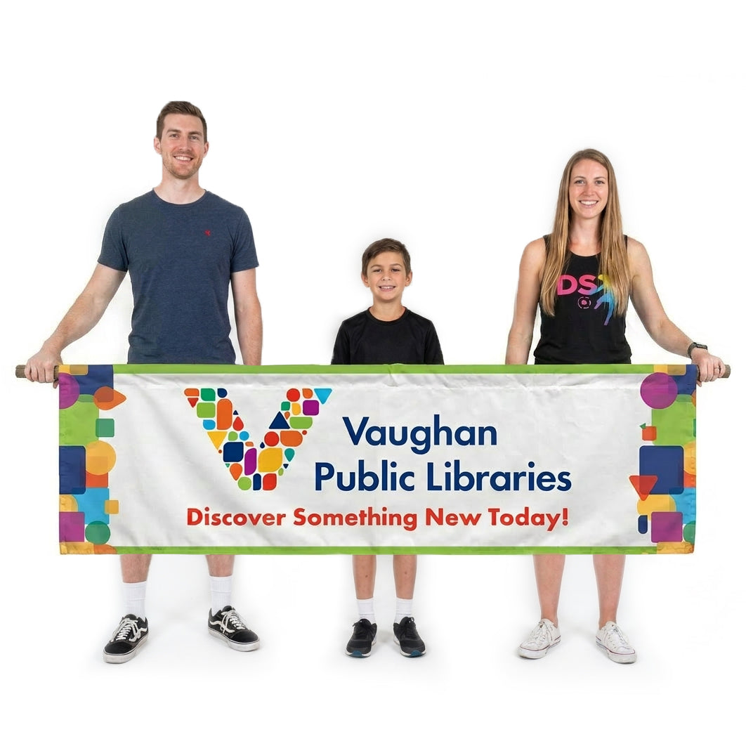 Custom Vinyl Parade Banner - 10'X3'