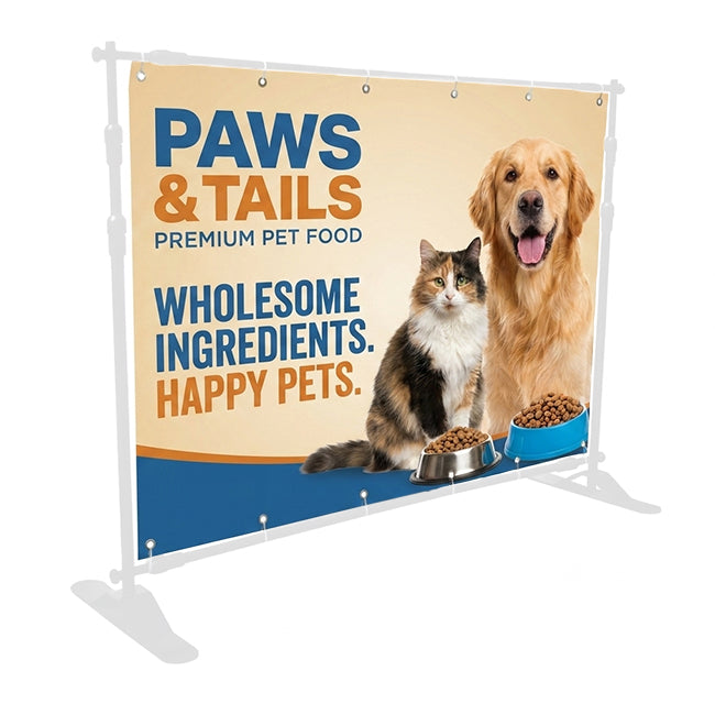 Replacement Vinyl Graphic Banner For PDE11 Telescopic Step & Repeat Banner Stand