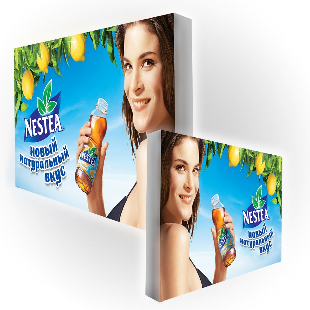 Replacement Print for Illuminated Pop Up Display 10' X 7.5' With Double Sided Fabric Print