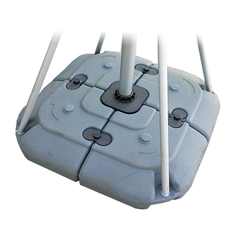 CLEARANCE - Jumbo 17' Outdoor Vertical Advertising Flag Stand with Water Base -- With Double Sided Print