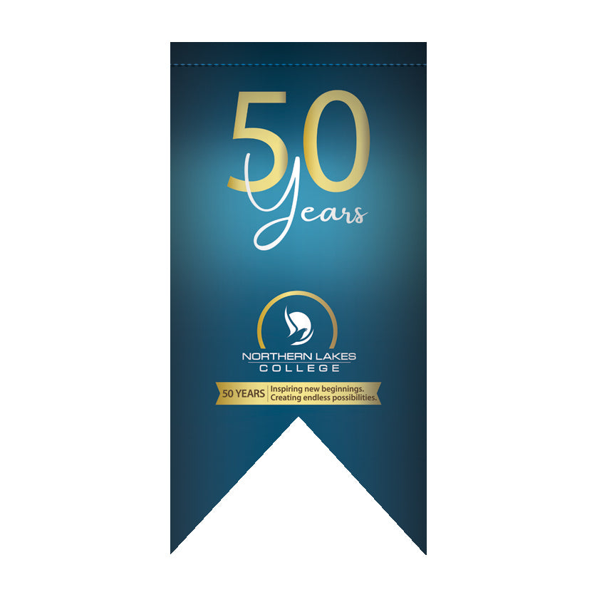 Pennant Banner Double-sided 24" x 36" Swallowtail Bottom