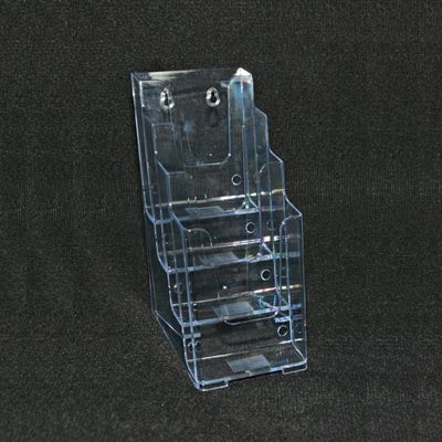 CLEARANCE - Tri-Fold Brochure Holder - 4 Pockets