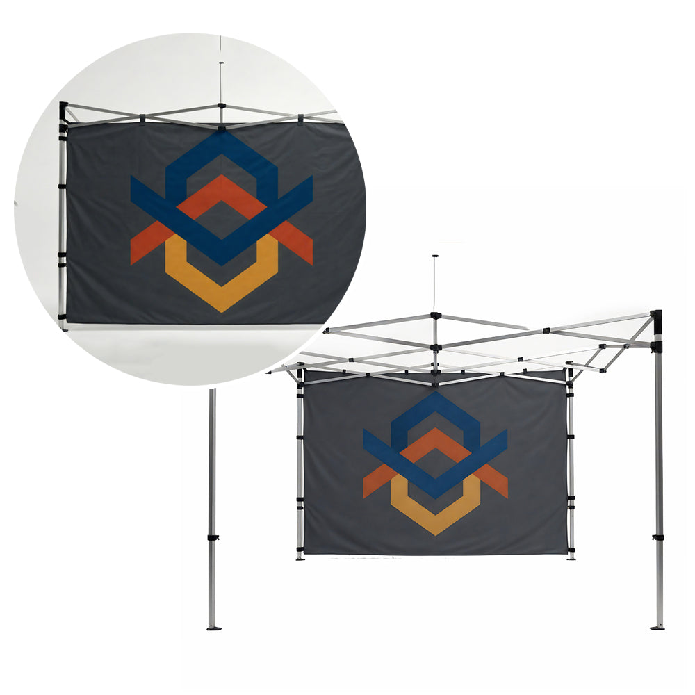 Printed Full-Colour Canopy Tent DOUBLE-SIDED BACK WALL ONLY
