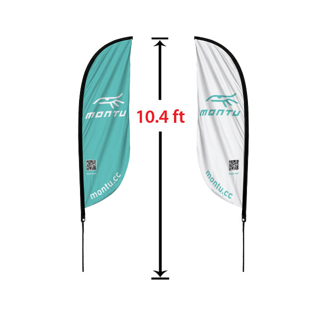 Small Double-Sided Feather Flag Kit