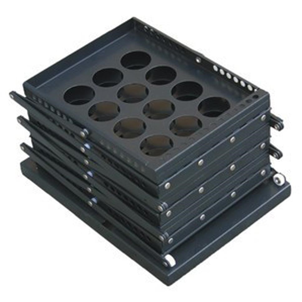6-Pocket Pop-Up Folding Magazine Stand