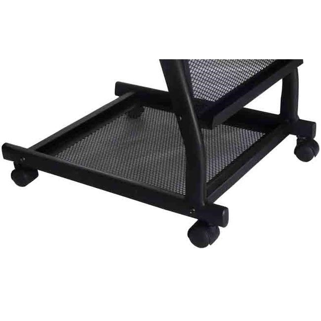 6-Pocket Mobile Stand Magazine Rack - Medium