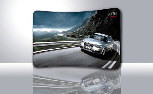 8 ft Curve Tube Display - Display Frame Only
