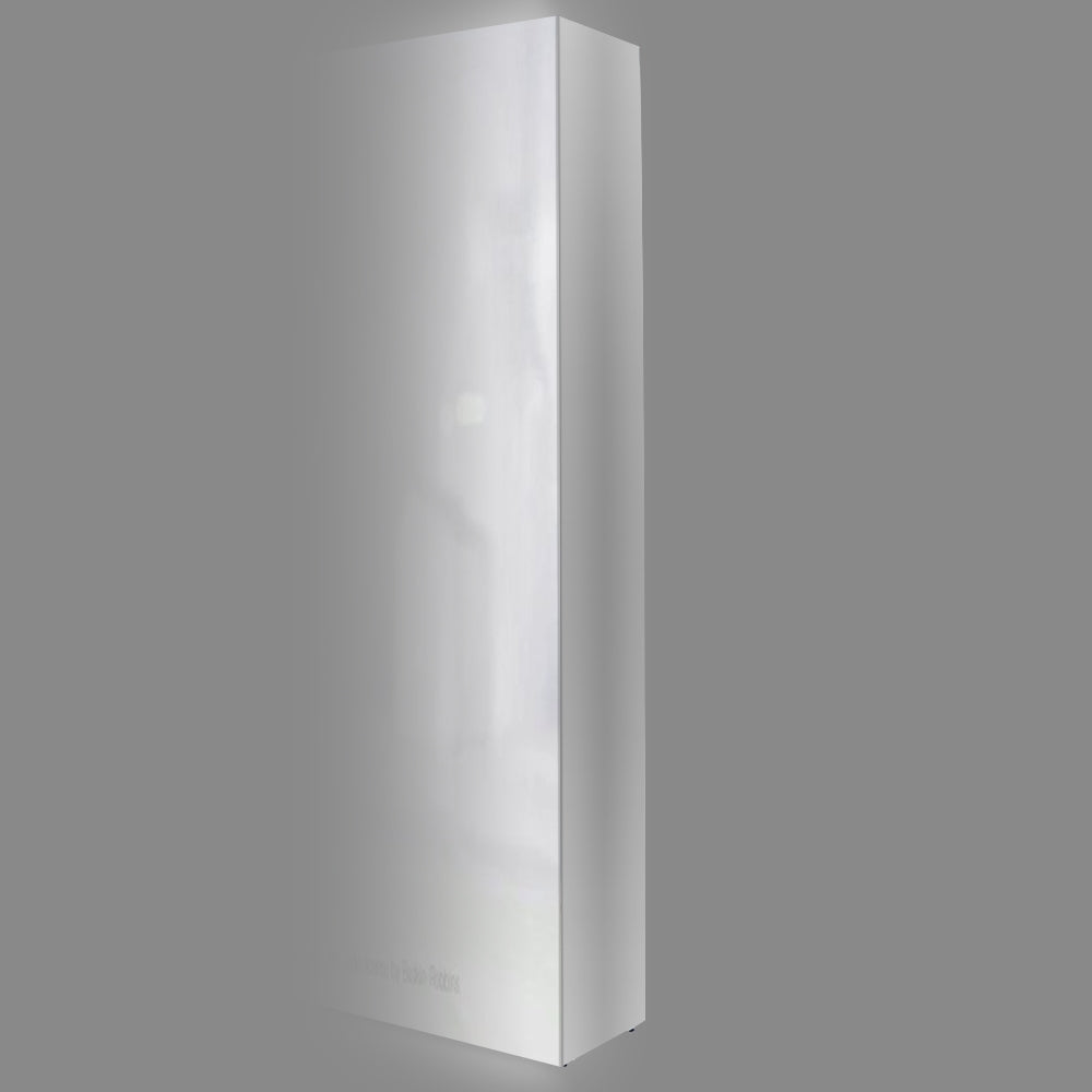 Non-Printed End Cap for Illuminated Pop Up Display