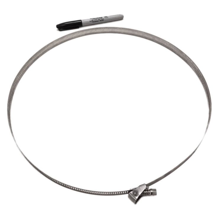 Stainless Steel Quick Release Worm Drive Clamp (Pack of 4)