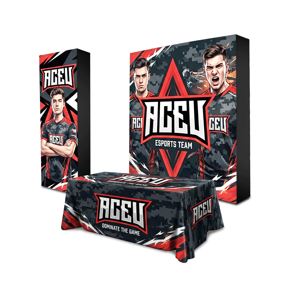 Trade Show Booth Package - 7.5ft Illuminated Backlit Display