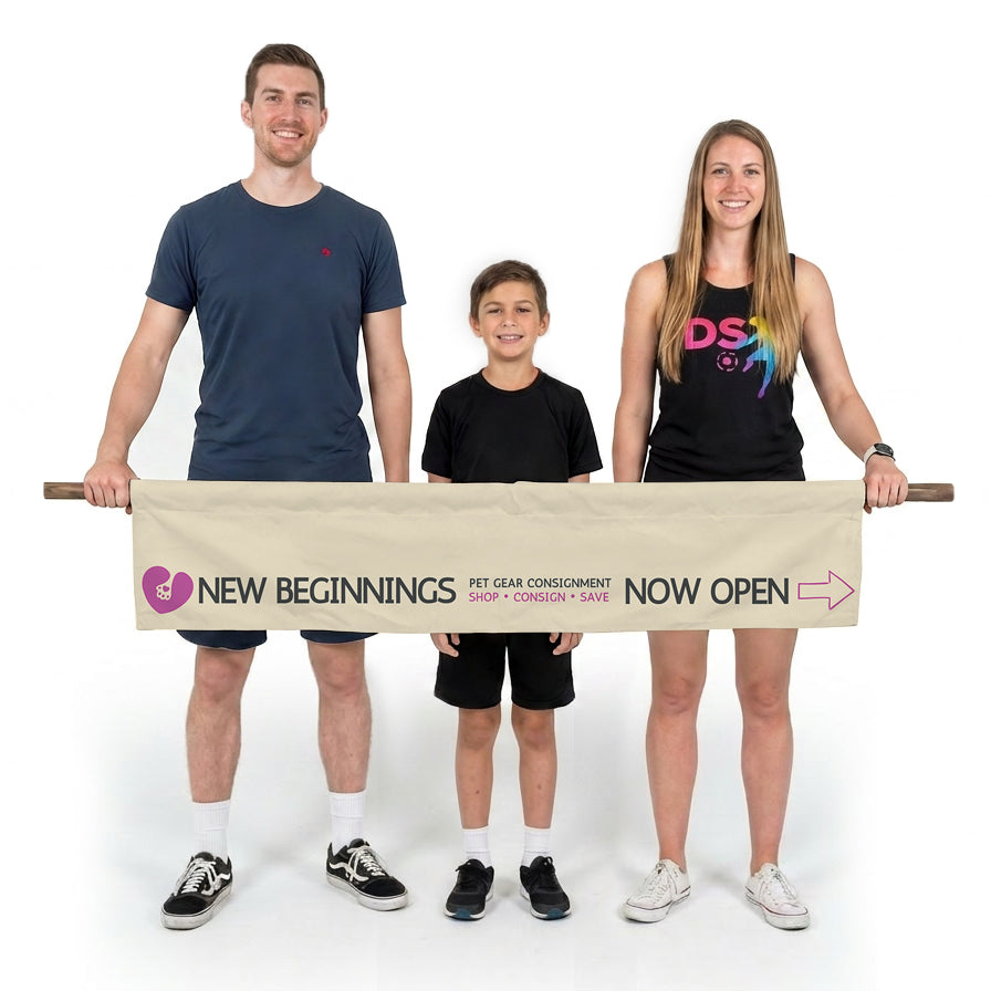 Custom Vinyl Parade Banner - 6'X1'