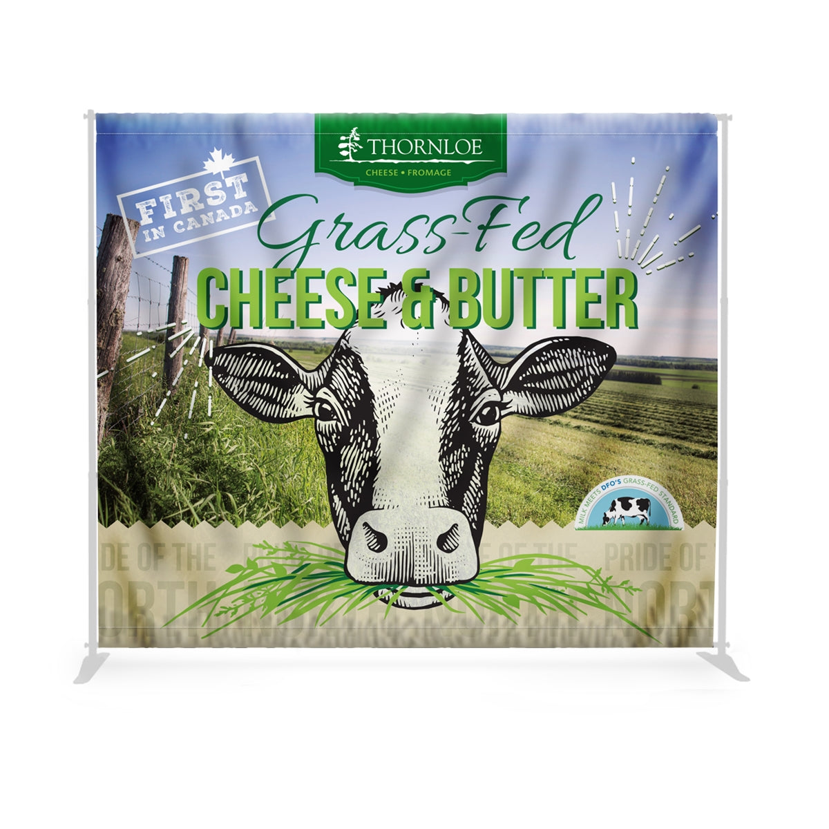 Telescopic HD Banner Stand (Step & Repeat)