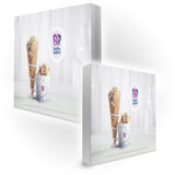 Replacement Print for Illuminated Pop Up Display 7.5' X 7.5' With Double Sided Fabric Print