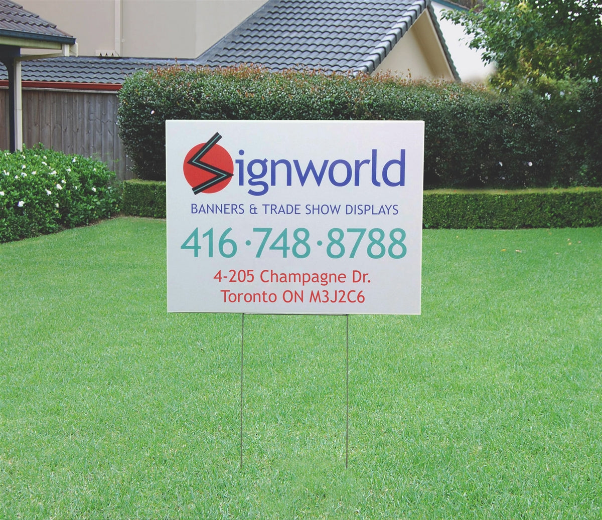 Coroplast Lawn Sign 4mm - 18" x 24"