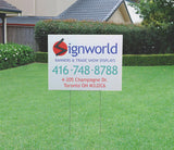 Coroplast Lawn Sign 4mm - 18" x 24"