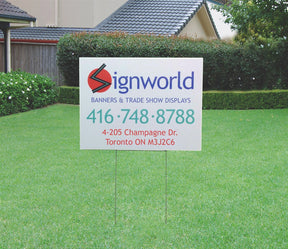 Coroplast Lawn Sign 4mm - 18" x 24"