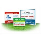 Vertical Double Sided Coroplast Lawn Sign 4mm - 24" x 18"