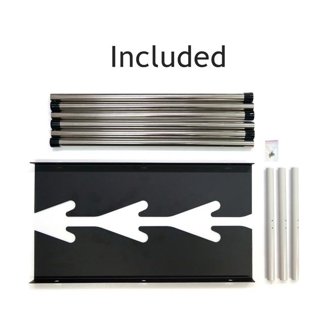 Wall Mount Vinyl Rack - 38" Width