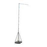 CLEARANCE - Jumbo 17' Outdoor Vertical Advertising Flag Stand with Water Base -- With Double Sided Print