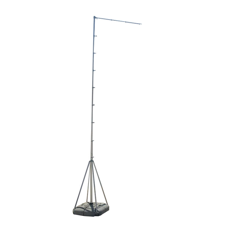 CLEARANCE - Jumbo 17' Outdoor Vertical Advertising Flag Stand with Water Base -- With Print