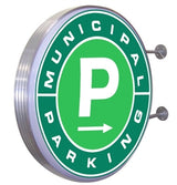 Round Outdoor LED Light Box Sign