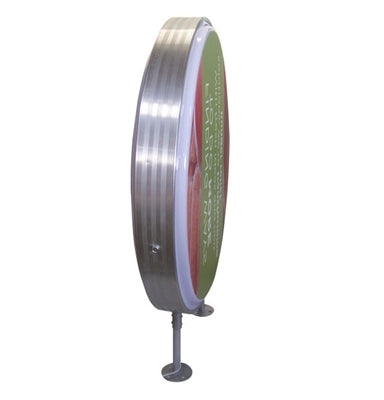 Round Outdoor LED Light Box Sign
