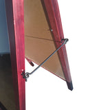 A-Frame Sidewalk Menu Black Marker Board Easel
