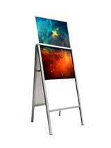 A-Frame Aluminum Sidewalk Poster Stand Easel