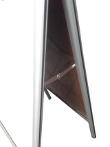 A-Frame Aluminum Sidewalk White Marker Board Easel