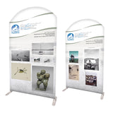 58" Curved Modular Display Double Sided Print