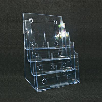 CLEARANCE - Letter Size Brochure Holder - 4 Pockets