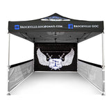 Printed Full-Colour Canopy Tent Package with Back and Side Walls