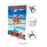 Retractable Roll Up Banner Stand 57" with Vinyl Print