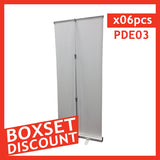 Retractable Roll Up Banner Stand 33"