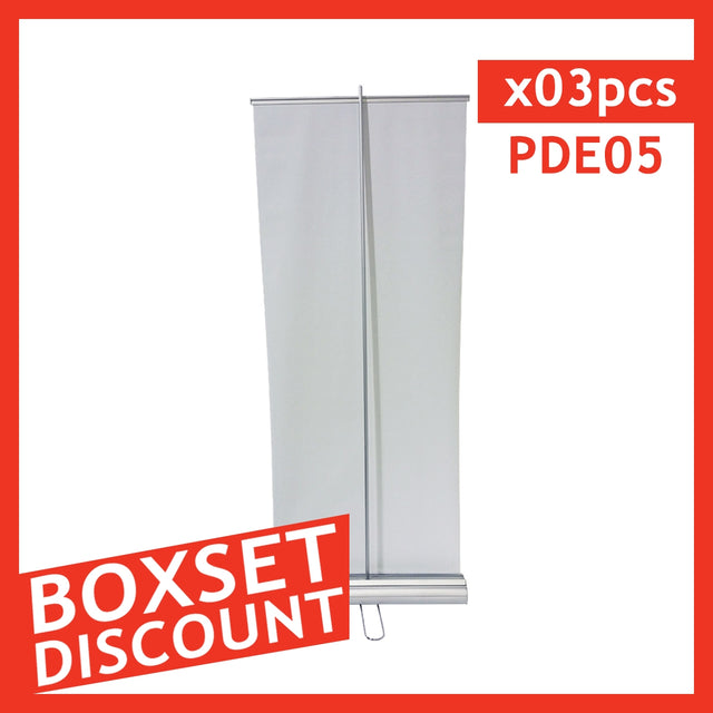 Double Sided 33" Retractable Roll Up Banner Stand - Box Set [ 4 units/box]