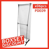 H Banner Stand 24" x 63" - Box Set [6 units/box ]