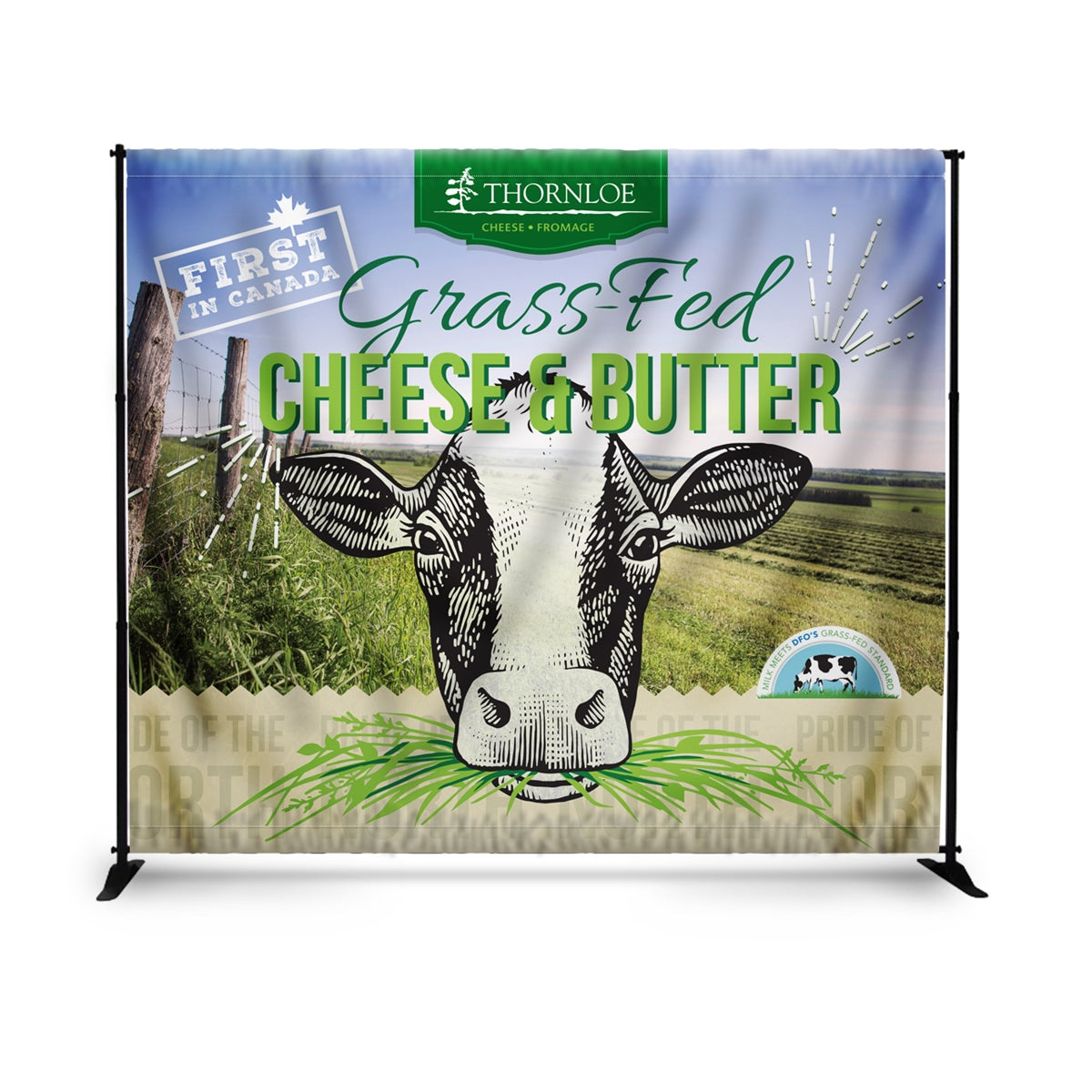 Telescopic HD Banner Stand (Step & Repeat)