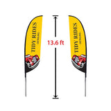 Medium Double-Sided Feather Flag Kit