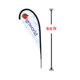 Small Tear Drop Flag Kit
