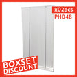 HD Retractable Banner Stand 48" - Box Set [ 2 units/ box ]