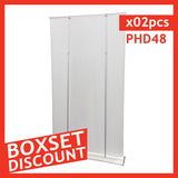 HD Retractable Banner Stand 48" - Box Set [ 2 units/ box ]
