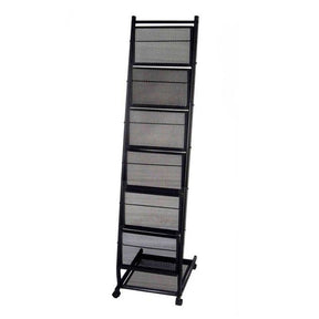 Mobile Stand Magazine Rack - Medium