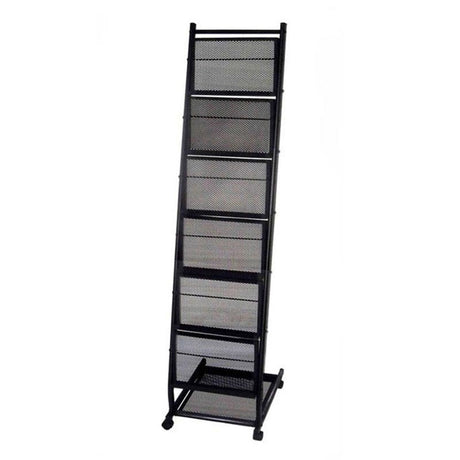 Mobile Stand Magazine Rack - Medium