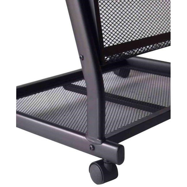 6-Pocket Mobile Stand Magazine Rack - Large