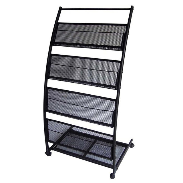 Mobile Stand Magazine Rack
