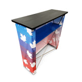 3 Ft Pop Up Counter Display with Fabric Print