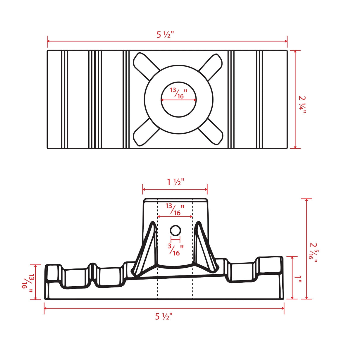 Street Pole Banner Brackets 30"