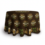 Custom Printed Round Table Cover 31.5" Bar Height