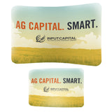 10 ft Curve Tube Display with Double Sided Fabric Print