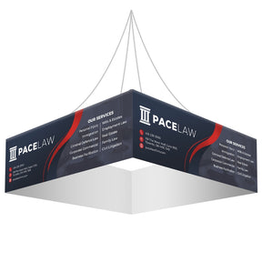 10 ft Hanging Tube Display Square
